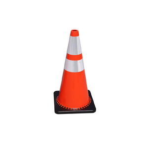 TrafFix Devices: Vizcon Fluorescent Orange 28" TrafFix PVC Cone with Collar