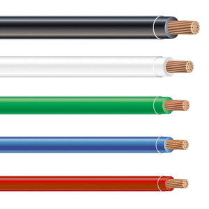 Ground Conductor #16 TFFN Insulated Stranded Wire - Green