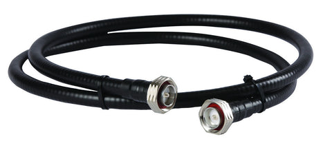 L4A-DMDM-10-P - IZZY RF Corrugated Copper Jumper DM to PIM Tested 10' Length - Launch 3 - Launch 3 Direct