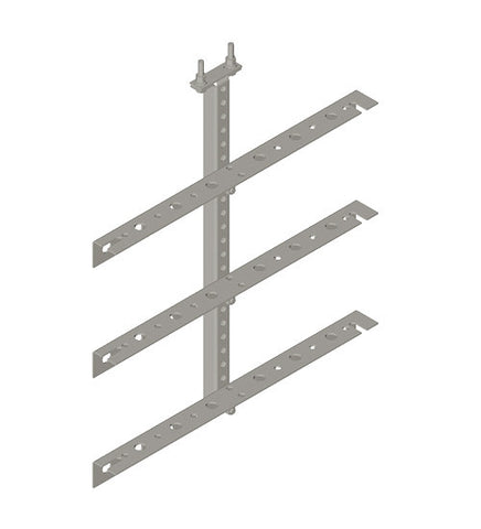 Individual trapeze tee rung 12”