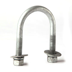 Galvanized U-bolt assembly 1/2” x 3” x 5 1/4” (40 per box)