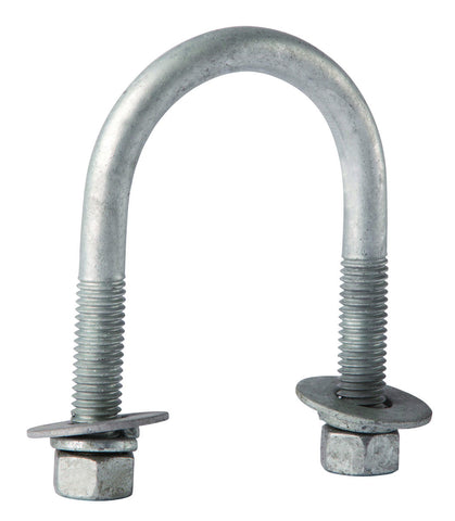 Galvanized U-bolt assembly 1/2” x 3 5/8” x 6” (25 per box)