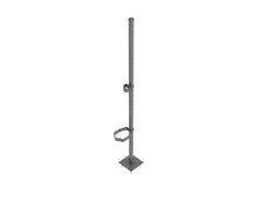 Pipe 3-1/2" x 10'6" HDG with base shoe plate